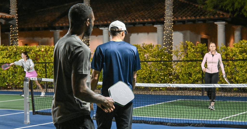people playing padel